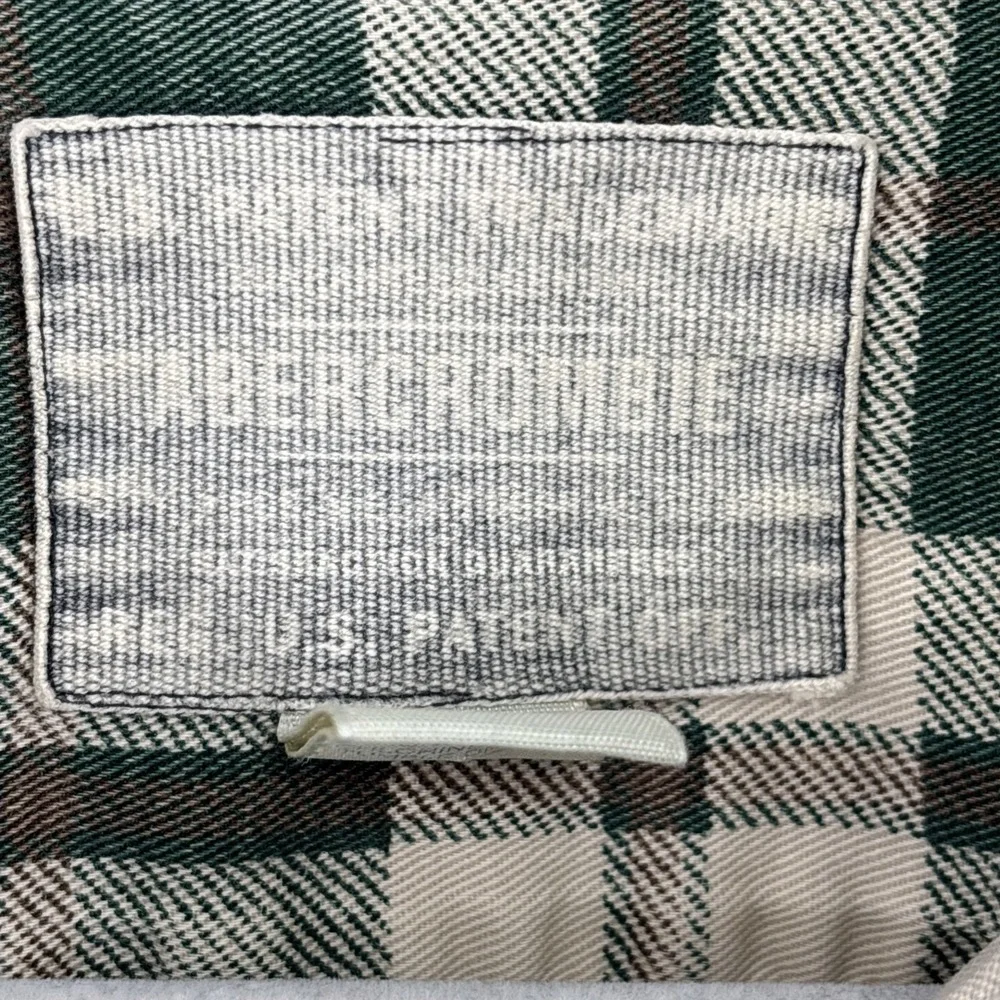 Vintage Abercrombie & Fitch Long Sleeve Button Front Flannel Shirt XL Grunge - Picture 4 of 11